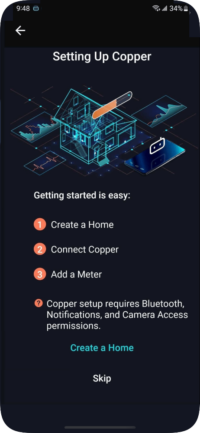 Copper setup